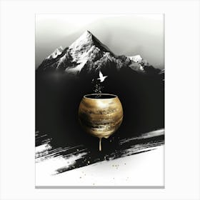 Gold Bowl 1 Canvas Print