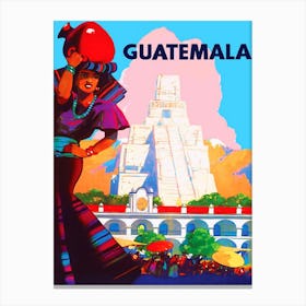 Guatemala Market Place Canvas Print