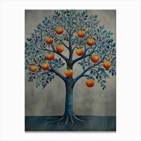 Peach Tree Canvas Print