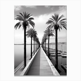Palma De Mallorca, Spain, Photography In Black And White 4 Canvas Print