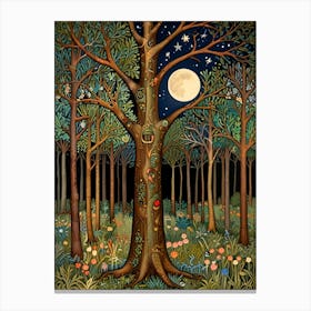 William Morris Tree Of Life 23 Canvas Print