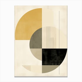 Noir Voitsberg Bauhaus Harmony Canvas Print