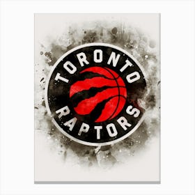 Toronto Raptors Paint Canvas Print