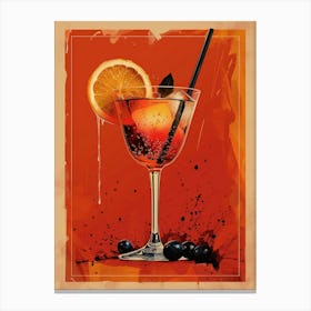 Aperol Spritz Art Print 307 Canvas Print