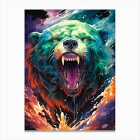 Bear'S Head 1 Canvas Print