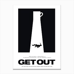 Get Out Film Poster Canvas Print