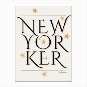 NEW YORKER Canvas Print