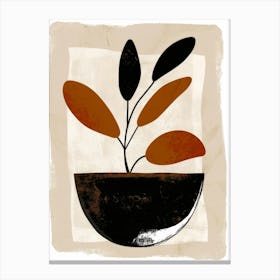 Plant In A Bowl 2 Canvas Print