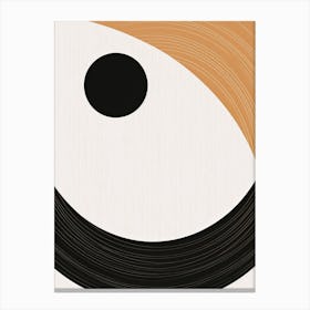 Bauhaus Geometries; Ethereal Elegance Canvas Print