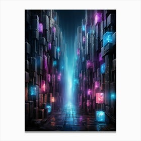 Futuristic City 2 Canvas Print