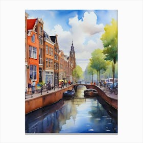 Summer in Amsterdam. 10 Canvas Print