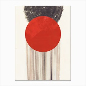 'The Red Circle' Canvas Print