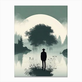 Man In The Moon Canvas Print