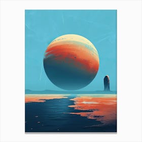 No Sky, Minimalism Canvas Print