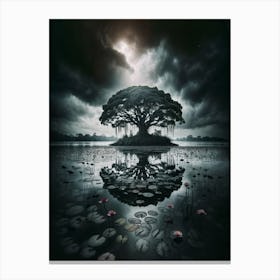 Beauty In The Dark Canvas Print