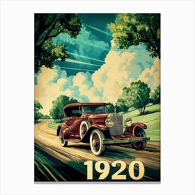 Aihrgdesign A Retro Industrial Poster Promoting Modern Automo Af724260 B18f 43c1 Ba74 C817af1c7a78 1 Canvas Print