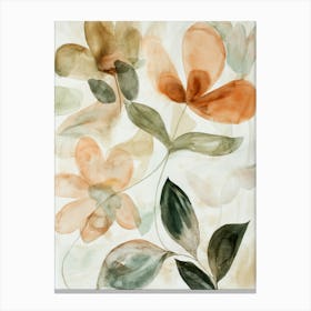 Earthy Bloom No 1 Canvas Print