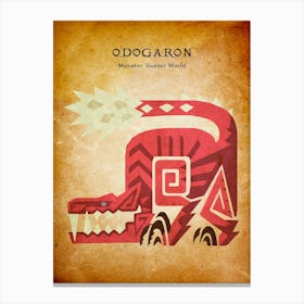 Odogaron Vintage Canvas Print