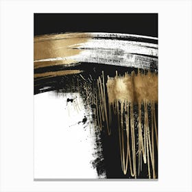 Gold And Black Canvas Print 45 Canvas Print