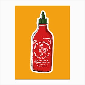 Sriracha Art Print Canvas Print