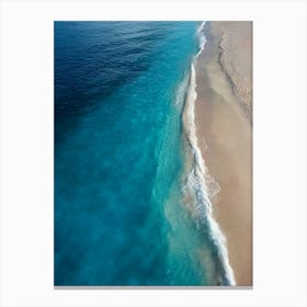 Aerial View Of A Beach 62 Canvas Print