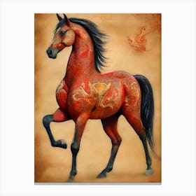 Chinese Horse Canvas Print