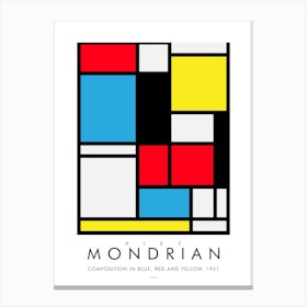 Mondrian Bry Canvas Print