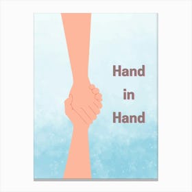 Hand In Hand Canvas Print