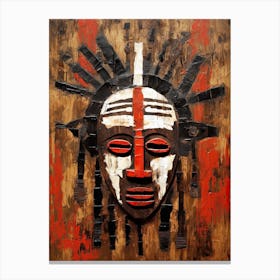 African tribe warrior Canvas Print