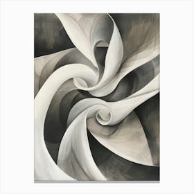 Abstract Swirls Canvas Print