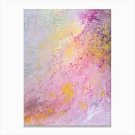 Pink and Golden Energy Canvas Print