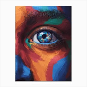 Colorful Eye Canvas Print