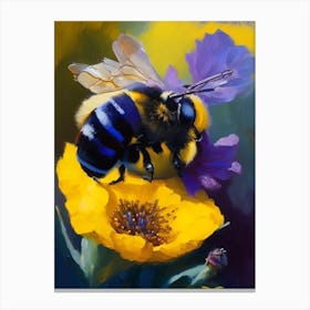 Bumblebee 1 Painting Canvas Print