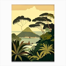 Galapagos Islands Ecuador Rousseau Inspired Tropical Destination Canvas Print
