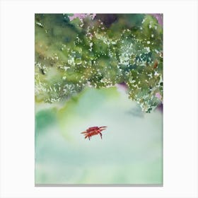 King Crab II Storybook Watercolour Canvas Print