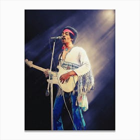 Superstars Of Jimi Hendrix Live Canvas Print