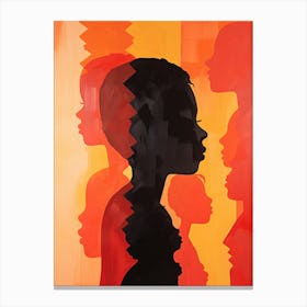 Silhouettes 1 Canvas Print