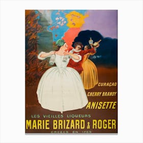 The Old Liqueurs Marie Brizard & Roger, Leonetto Cappiello Canvas Print