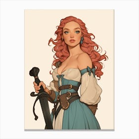 Imogen Longsword Canvas Print