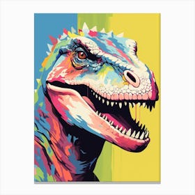 Colourful Dinosaur Suchomimus 5 Canvas Print