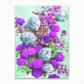Violet Hydrangea Canvas Print