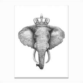The King Elephant Canvas Print
