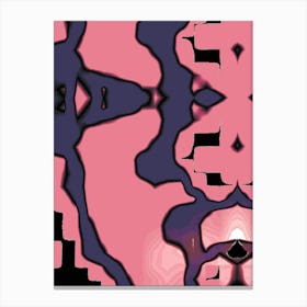 Psychedelic Abstract Painting Canvas Print