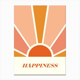 Happiness Canvas Print