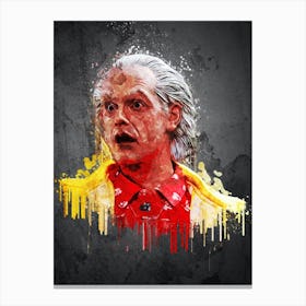 Christopher Lloyd Or Dr Emmett Brown 1 Canvas Print