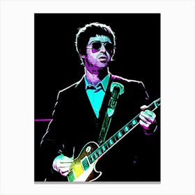 noel gallagher oasis britpop music band 2 Canvas Print