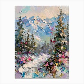 Winter Landscape Painting 1 Canvas Print