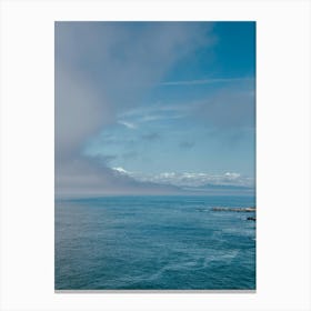 Coastal Clouds Moving In Canvas Print