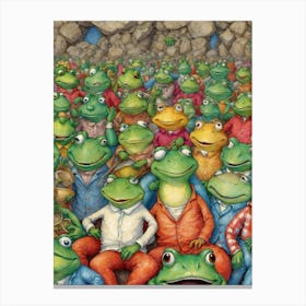 Frogs 1 Canvas Print