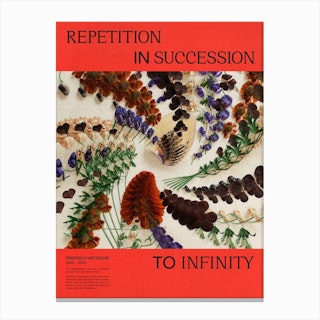 Repetition In Succession To Infinity Canvas Print